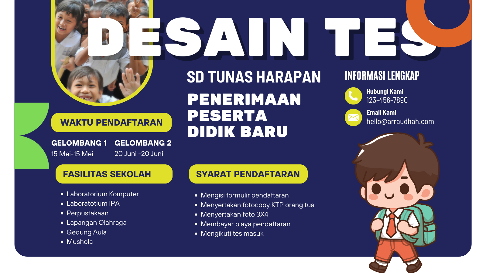 Banner PPDB SD Tunas Harapan